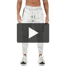 Load image into Gallery viewer, 0242. Core Division Cargo Zip Jogger - White Camo