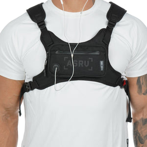 0213. Waterproof Cordura® Conditioning Chest Pack - Black