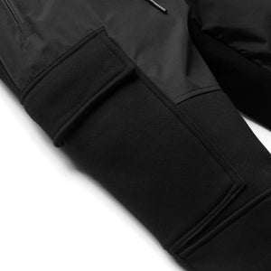 0217. Hipora® RainPlus™ Cargo Snap Button Jogger - Black