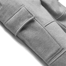 Load image into Gallery viewer, 0217. RainPlus™ Cargo Snap Button Jogger - Heather Grey
