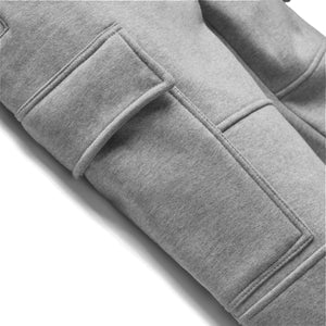 0217. RainPlus™ Cargo Snap Button Jogger - Heather Grey